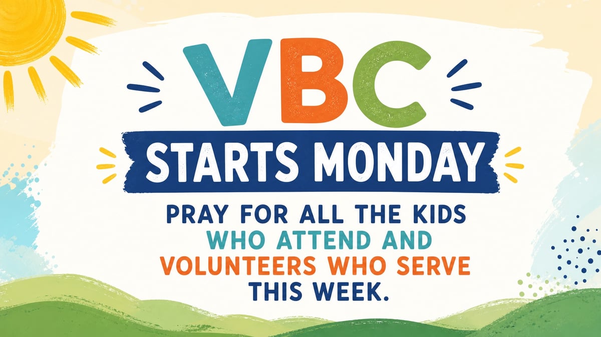 VBC starts Monday. 